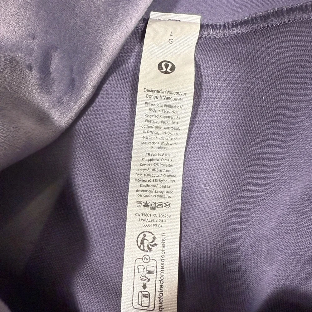 NEW! Lululemon Scuba‎ High-Rise Mini Skirt Velvet Purple Nightfall size L